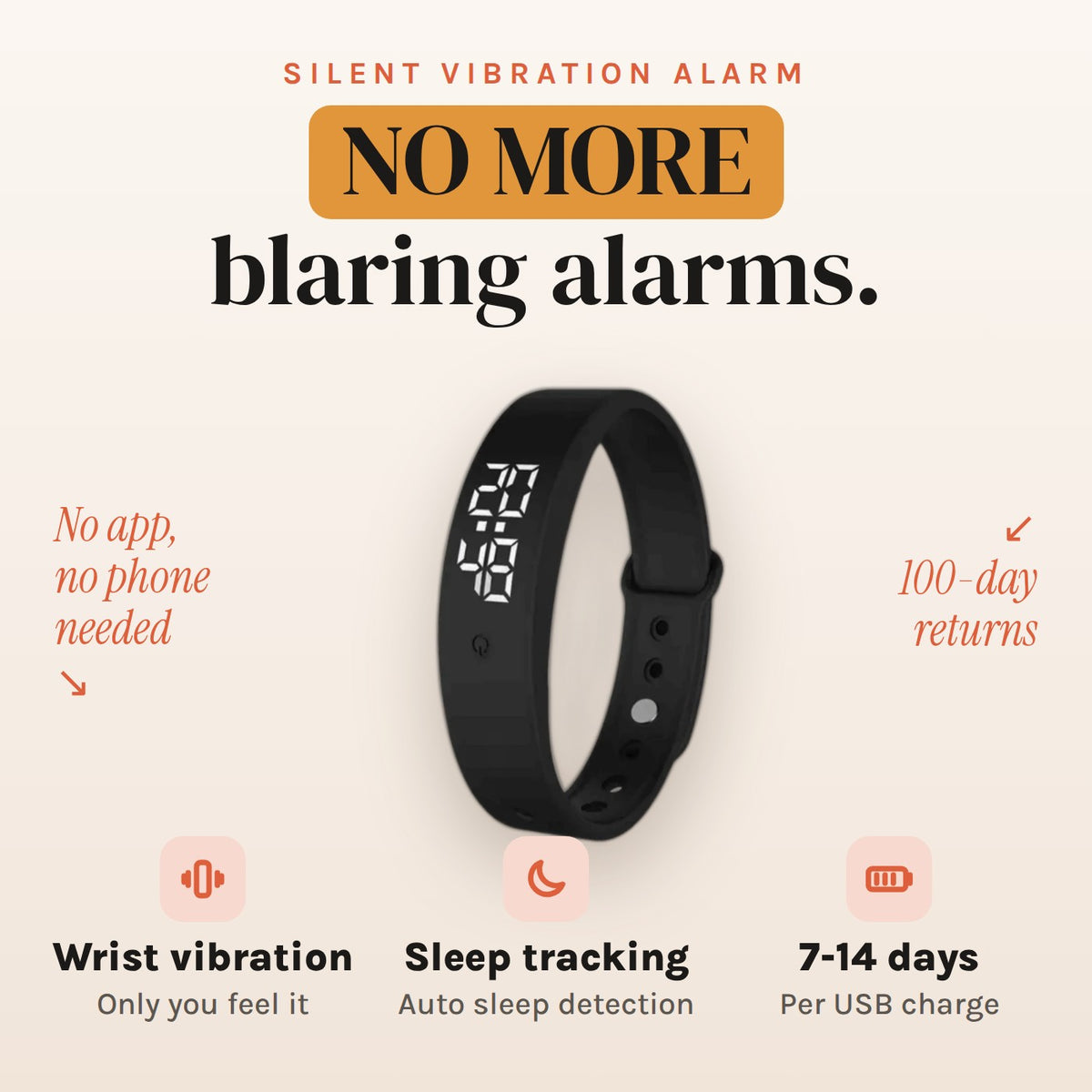 No more blaring alarms