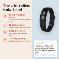 The 4-in-1 silent wake band