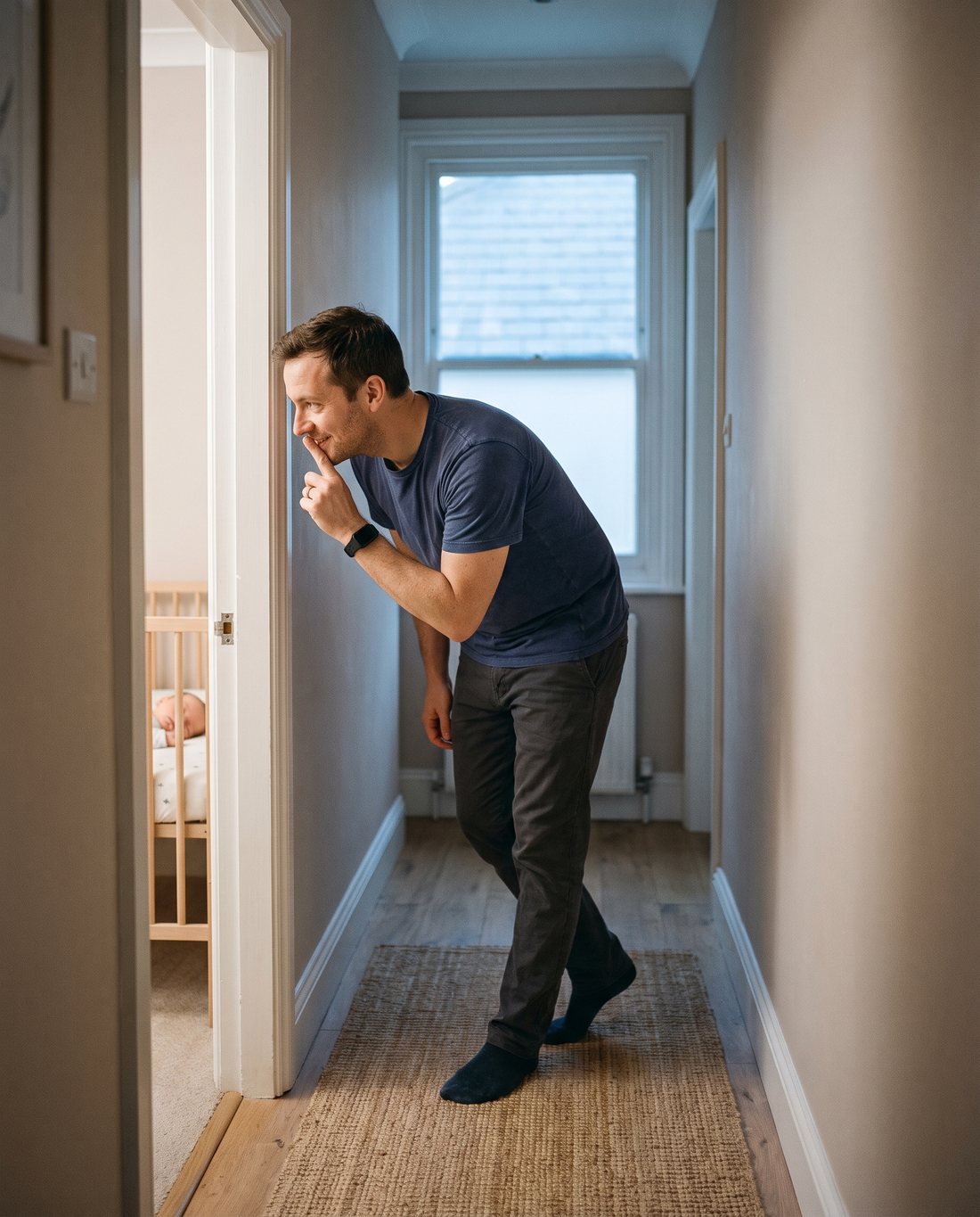 You have a baby, or a light sleeper, down the hall